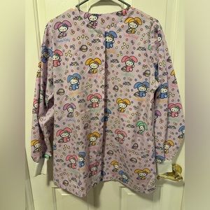 Hello Kitty warm up scrub top.